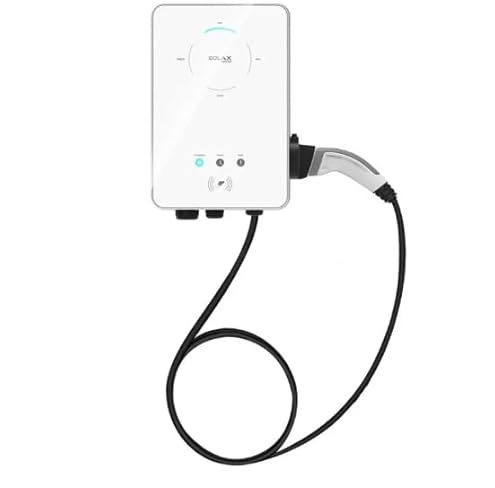 AMP Energy Estación de Carga Solax 7.2kW Cargador de Pared Coche electrico estándar para la UE, Compatible con Todos los EV, Sin Display/con Manguera