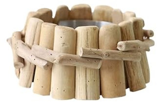 TCDHICY Aschenbecher Holzaschenbecher, herausnehmbarer Edelstahl-Inneneinsatz, Aschenbecher, Desktop-Aschenbecher for Zimmer, Restaurants, Büro, Balkon, Gärten usw Desktop-Aschenbecher