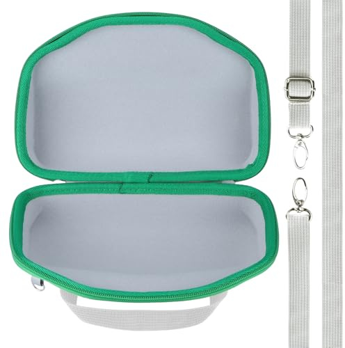 Lebakort Hart Schutz Hülle Etui Tasche für JBL Charge 6 Tragbarer Lautsprecher (Grau+Grün)