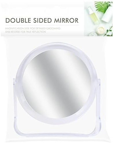 Magnifying Makeup Mirror Double Sided Bathroom mirror shaving styling hair beauty or plucking eyebrow Mirror 360° Rotating circle