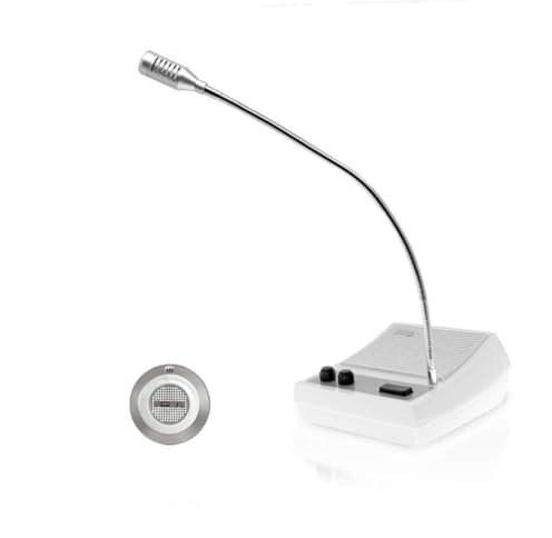 Sistema De Intercomunicación Bidireccional para Escaparates, Intercomunicador De Ventana, Sistema De Altavoces para Ventanilla De Coche, Apto para Mostradores De Bancos Y Tiendas.