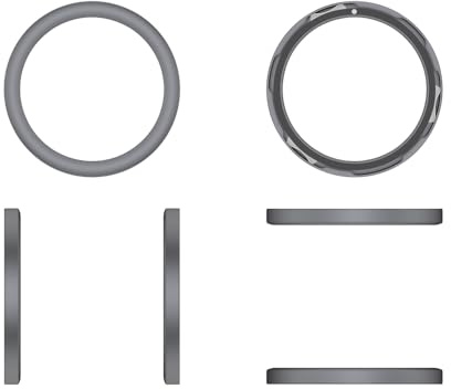 Ersättningsinfattning för Nothing CMF Watch Pro 2 skärmskydd, smartwatch metall enfärgad klockfodral, reptåligt skyddande infattningsfodral (mörkgrå)