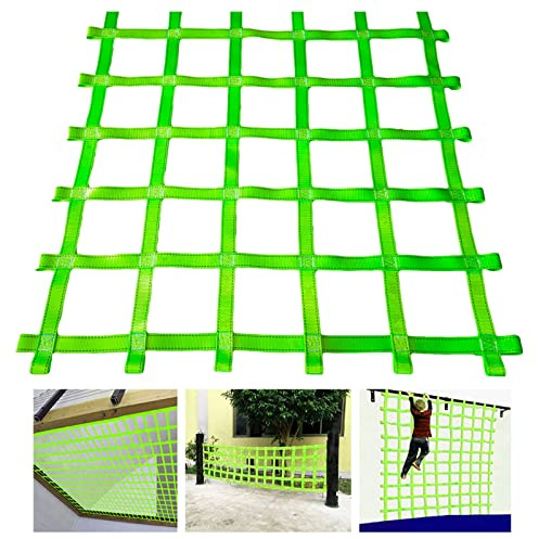 Custom Size Climbing Net for Kids & Adults - Outdoor Jungle Gym Accessories, Swing Set Climbing Frame, Playground Wall, Nylon Rope Ladder for Treehouse Fun