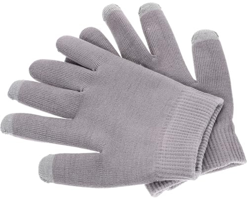 FOMIYES Hydrating Gel Gloves for Cracked Hands Soft Breathable Cotton Fabric Touchscreen Compatible Moisturizing Gloves for Women