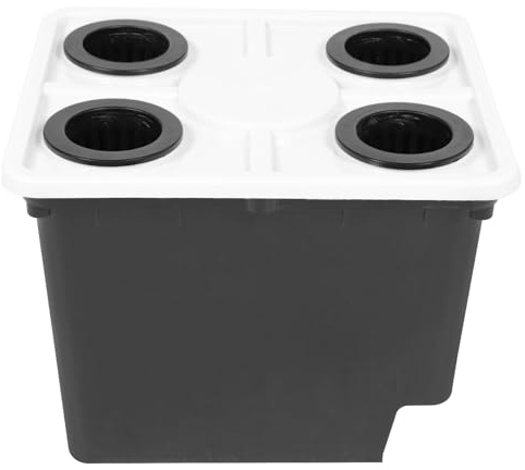 YARNOW Cesta de Plástico para Cultivo Hidropónico en Invernaderos, Adecuado para Plantar Verduras y Flores Sistema de Cultivo sin Tierra y Protección para Plantas Nuevas