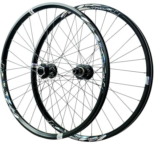 KUNYOS 26/27.5/29 Zoll DH Mountainbike Laufradsatz Vorderrad 9 * 100, Hinterrad 10 * 135 Schnellspanner Scheibenbremse Breit Downhill Laufrad HG MS XD