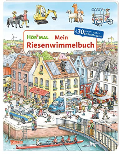 Hör mal (Soundbuch): Mein Riesenwimmelbuch: Über 30 Sachen suchen und Geräusche raten für Kinder ab 2 Jahren