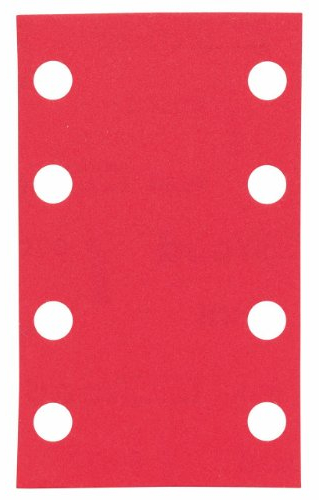 Bosch Accessories Feuille Abrasif pour Ponceuses Orbitales, 8 Trous, 240 Grain, 80mm x 133mm, Lot de 10