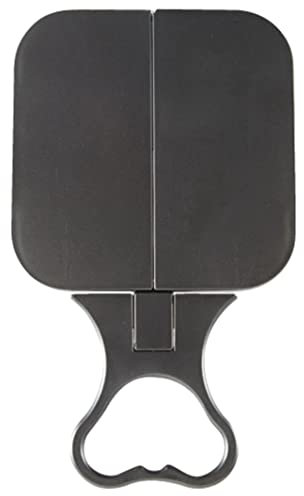 Danielle 23x12cm Folding Travel Mirror Black - True Image