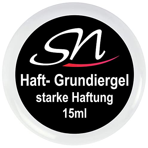 SN Nageldesign Haftgel Grundiergel für Gelnägel Primer Superbond Ultrabond UV Gel starkes Nagelgel 15ml
