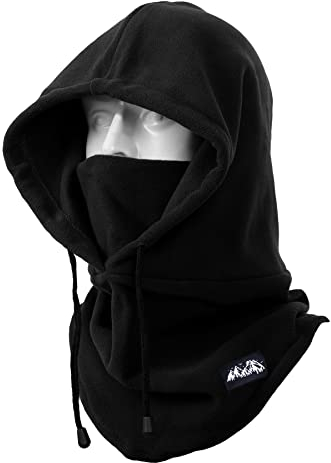 NEOLA Balaclavas for Men - Snood Ski Mask Thermal Fleece Warm Windproof Neck Warmer Bally Face Cover Hood Snoods Hats for Mens Winter Outdoor Sports Ski Motocycle