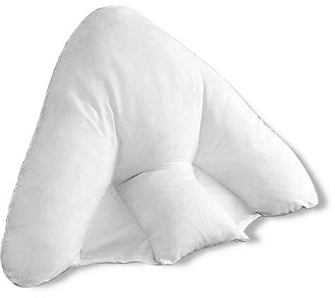 Bedding Home Anti Allergy Back Rest Lumbar Support Reading Pillow, Soft Neck Pillow Back Support Cushion Orthopedic Pillow, Backrest Batwing Triangle Pillow