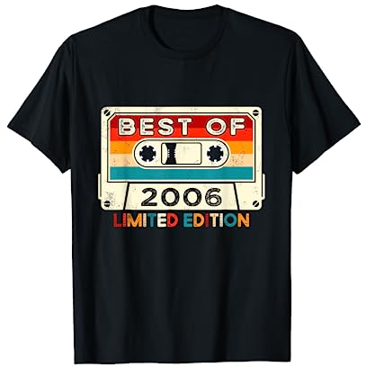 Millésime 2006 Cadeau 15 Ans Homme Anniversaire Humour T-Shirt