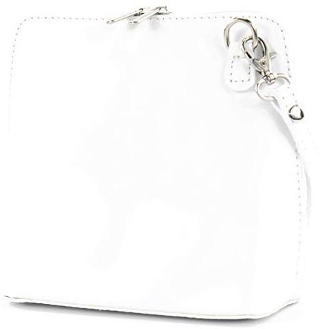 modamoda de T94 Damen Glattleder kleine Umhängetasche Schultertasche, handmade in Italy