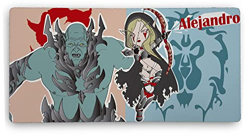 Tapis de Bureau. Tapis Souris Personnalisable. Tapis XXL. Tapis Gamer. 800 * 400 * 2mm. Base en Caoutchouc Antidérapant. Mouse Pad. World of You