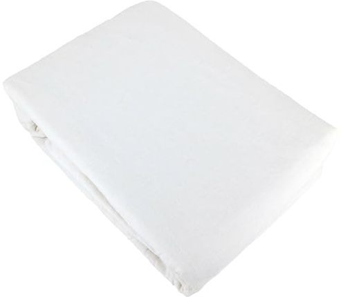 Parure de lit 240x220 cm Coton Lin lavé Lino Blanc 3 pièces