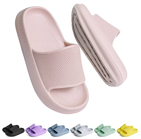 Buwege Ciabatte Mare per Bambino Pantofole Estive All'aperto Piscina per Bambina e Ragazze Scarpe Interni Bagno Antiscivolo per Bambini e Ragazzi Rosa 37 EU