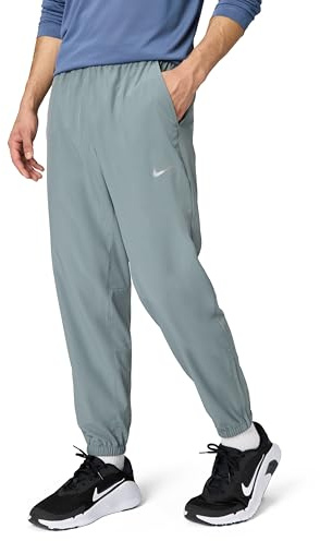 Nike Men's Form Dri-Fit Tapered Versatile Pants, Smoke Grey/Black/Reflective Silver, Large