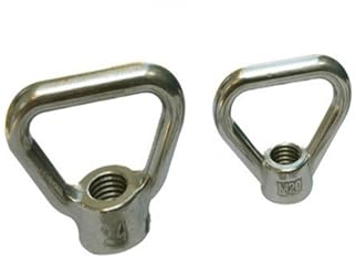 FANNIXI Triangle Ring nut M8 M10 m12 m14 m16 m20 m24 304 Marine Augenmutter Ring Hebeösenmutter Dreiecksring Flachgürtel Schnur Seil Aufhänger Welle Augenschraube (Color : M16 5 Pcs)