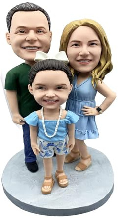 Figura personalizada Bobblehead de 7 pulgadas, regalos personalizados para familiares o amigos