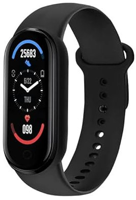 PRIXTON Smartband AT410 - Pulsera de Actividad Unisex, Pantalla OLED, Monitorización de Frecuencia Cardíaca, Modo Multideporte (Reacondicionado)