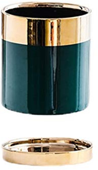 Vaso di fiori Pentole piante da fiore al coperto Pentola decorativa moderna con foro di drenaggio for tutte le piante da casa fiori erbe africane violette aloe e altro Vaso per fioriera(Green,A)