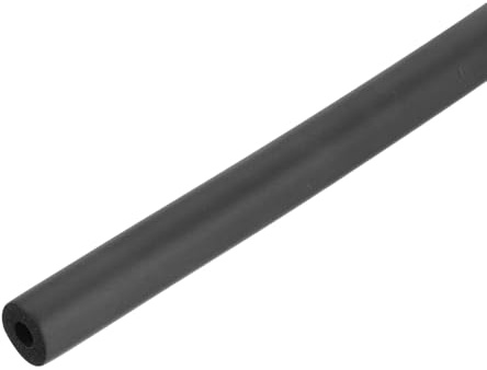 QUARKZMAN 1 m Aislamiento de Tuberías, Tubo Espuma Térmico de Diámetro de 8 mm, Espesor de Aislamiento de 5 mm, Revestimiento de Tuberías de Calefacción para Equipos de Fitness (Negro)
