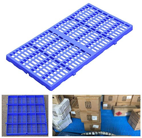 Blue5pack - Paletas de plástico, de polietileno, impermeable, resistente, a prueba de humedad, tablero modular para tienda, garaje, interior y exterior, tamaño 60 x 30 x 3 cm