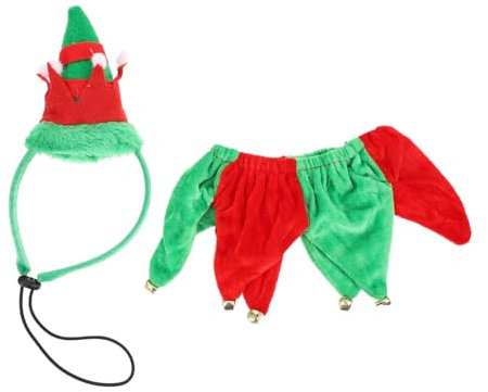 TOYANDONA 1Satz Weihnachts Haustier Mit Süßem Hutdesign Teiliges Für Atmungsaktives Material Zubehör Für Winterpartys Und Feiertage