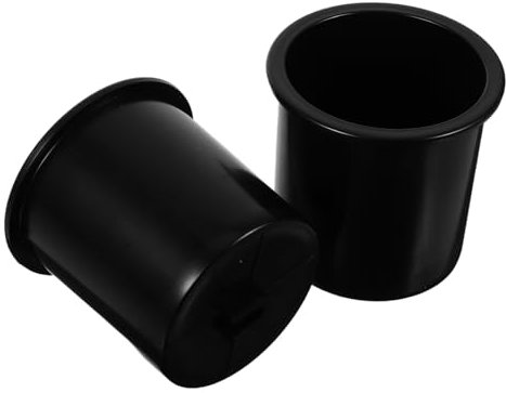 MUELODSIC 2pezzi Portabicchieri Per Divano e Barca in Plastica Resistente Inserto Per Porta Bevande Auto Yacht Poker e Pool Table Con Finitura Liscia Facile Da Pulire