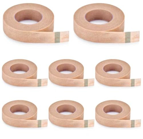 AHHALFFY 8 Rollen Medizinisches Klebeband NasenTape 1,25 cm × 9,14 m, Nose Tape Mikroporen Band Micropore Tape Atmungsaktives Wimpern Tape Vliesstoff Medizinisches Tape für Wunde Wimpern Extensions