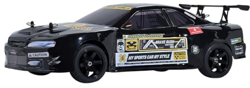 ToyGhillied VRX RH1003 Nitro RC Auto 1/10, Verbrennermotor RC Rennfahrzeug mit 60 km/h High-Speed, 2.4G Fernsteuerung, CY-18 Motor Glattbahner für Erwachsene, RTR Schwarz