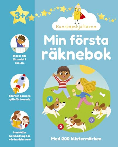 Min första räknebok : pysselbok med klistermärken