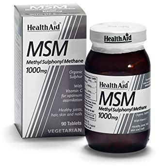 HealthAid MSM 1000mg - 90 Vegetarian Tablets