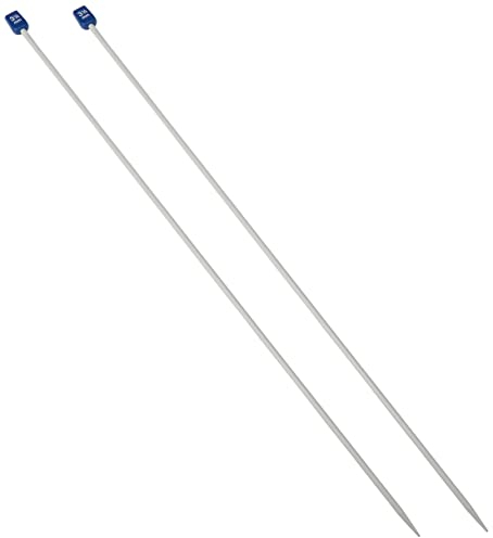 Korbond Agujas de Hacer Punto de Aluminio 3,25 mm x 35 cm