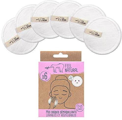 Recharge 6 disques démaquillants Coton Feel Natural