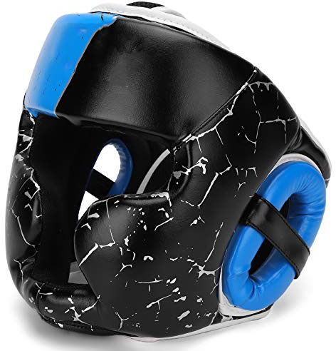 Casco de Boxeo para niños, el Material de Piel sintética es Duradero, el Tanque Interior Transpirable es cómodo y Seguro, cómodo y Resistente