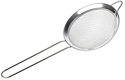 tooloflife 12CM Edelstahlsieb feinmaschiges Sieb Küchensieb feinmaschiges Teesieb für losen Tee