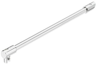 Gedotec Stabilisierungsstange aus Messing | 1 Stück Haltestange | Oberfläche: verchromt poliert | Länge: 400 mm | Stabilisator Duschwände 135° | geeignet für Glasdicke 8-12 mm | Wand-Glas-Verbindung