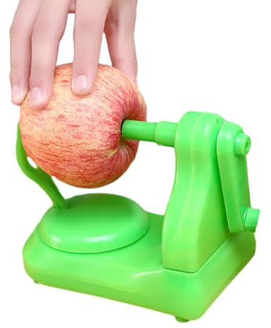 Maodom Pelador de Frutas rotatorio, pelador de Patatas con manivela | Pelador de Zanahorias Multifuncional Giratorio - Pelador de Peras, pelador de Frutas, pelador de Cocina Manual para Naranjas,