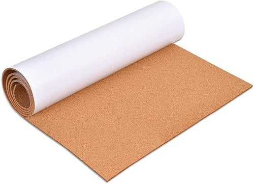 Okydoky Pinnwand Korkpla(30 * 180cm,3mm), Selbstklebende Kork Borad Rolle, Korktafel zum Fotos aufhängen, Cork Bulletin Bars für Büro, Schule und Zuhause(3mm-30180,DE)