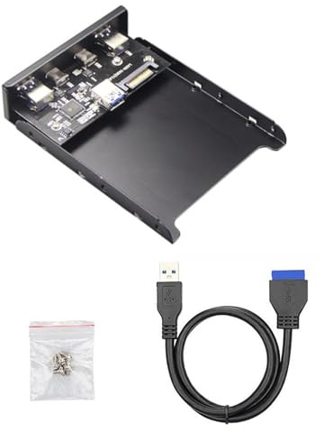 PC 19/20Pins auf USB-C USB 3.0 Computer Motherboard Frontpanel Floppy Bay Adapter
