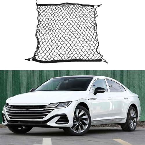 LLL6zzzK Auto Kofferraumnetz,Für VW Passat B6 CC 2006-2023,Multifuntionales Ablagenetz Autositz Kofferraum Gepäcknetz Kfz Aufbewahrungsnetz