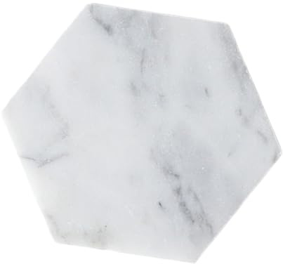 DECHOUS 1pezzi Sottobicchiere in Ceramica Creativo Per Tazze Portabicchieri Resistente Al Calore Per Decorazione Cucina Di Casa Bianco Assorbe Umidità Protegge Tavolo