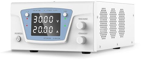 Variable de fuente de alimentación CC WANTETK High Power 30 0V 3A Fuente de alimentación de laboratorio ajustable Fuente de banco de fuentes de alimentación digital Fuentes de alimentación de voltaje