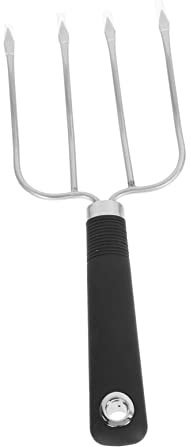 IWOWHERO Brochette Pour Barbecue Fourchette Inox Outil De Cuisine Pour Barbecue Fourchette à Bœuf Brochette De Avec Manche Plastique