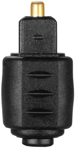 Adaptador de audio óptico de 3,5 mm a Toslink adaptador de audición óptico para conexión de dispositivos sin problemas