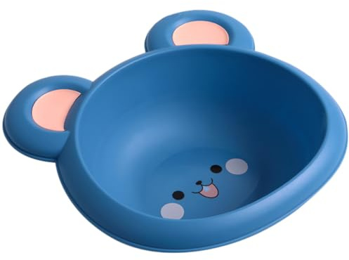 Minkissy Baby-Gesichtswaschbecken Kinderwaschbecken Kleines Plastikbecken Tragbares Babywaschbecken Aus Pp Kunststoff Cartoon Design FüR Baby Gesicht Und Baden 13.00X12.20X3.94 Zoll