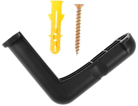 Sewroro Plastic Vacuum Holder Wall Mount Stable Support Bracket for Vacuum Cleaner Space Saving Wall Mounted Storage Organizer for Clutter Utility Room