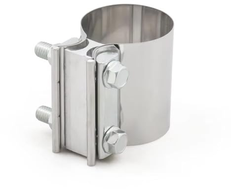 Terminale Scarico Auto 2.0 2.25 2.5 2.75'' 3.0 4.0 Giunto testa Fascetta serraggio Manicotto scarico Manicotto di scarico Giunto Morsetti a gradino Terminale Di Scarico(2.25INCH)